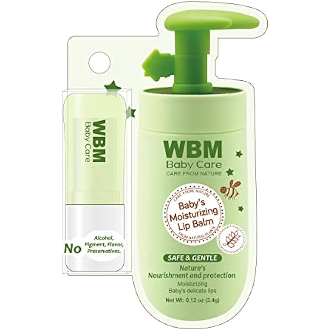 WBM CARE BABY LIP BALM,| CLEAN AND NATURAL | NON-TOXIC AND FRAGRANCE FREE - Image 1